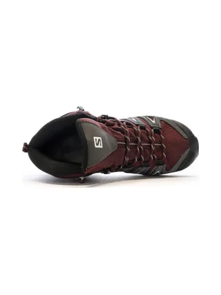 Chaussures de Randonnée Gris/Bordeaux Femme Salomon X Ultra Pi 4