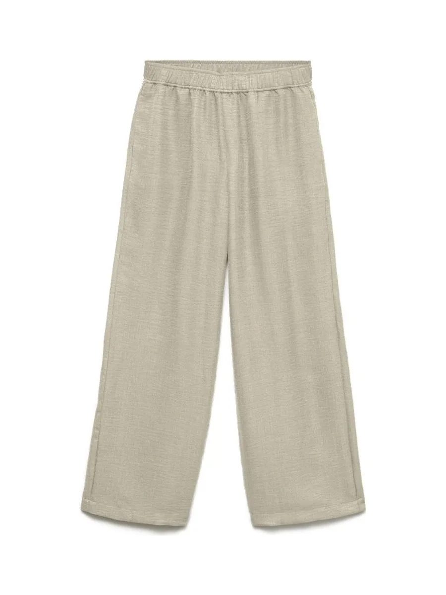 Pantalon fluide Beige Femme Vero Moda Melaney 2