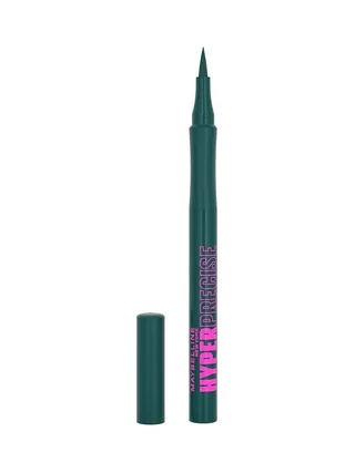 Eyeliner Liquide Noir Gemey Maybelline Hyper Precise All Day 730 Emerald 1