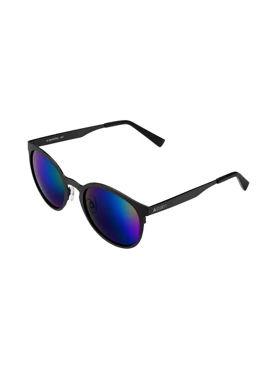 Lunettes de Soleil Noires Mixte Cairn Mineral Mat 2