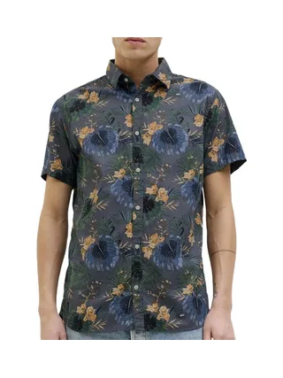 Chemise Bleu/Vert Homme Jack & Jones Hawaii 1