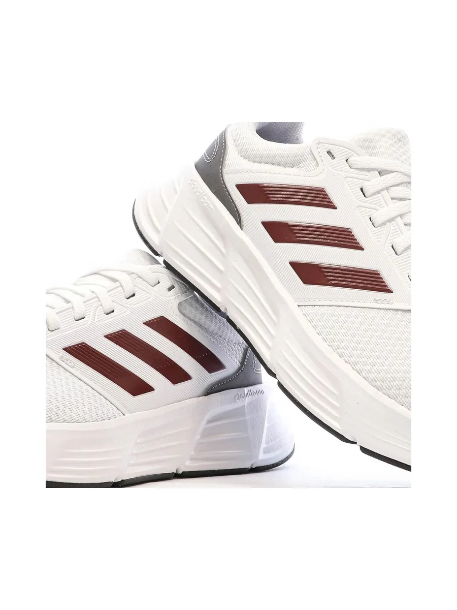 Chaussures de running Blanches/Bordeaux Homme Adidas Galaxy 6 8