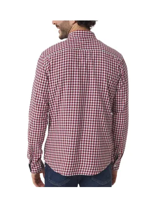 Chemise Blanche/Rouge Homme TBS Baltique 2