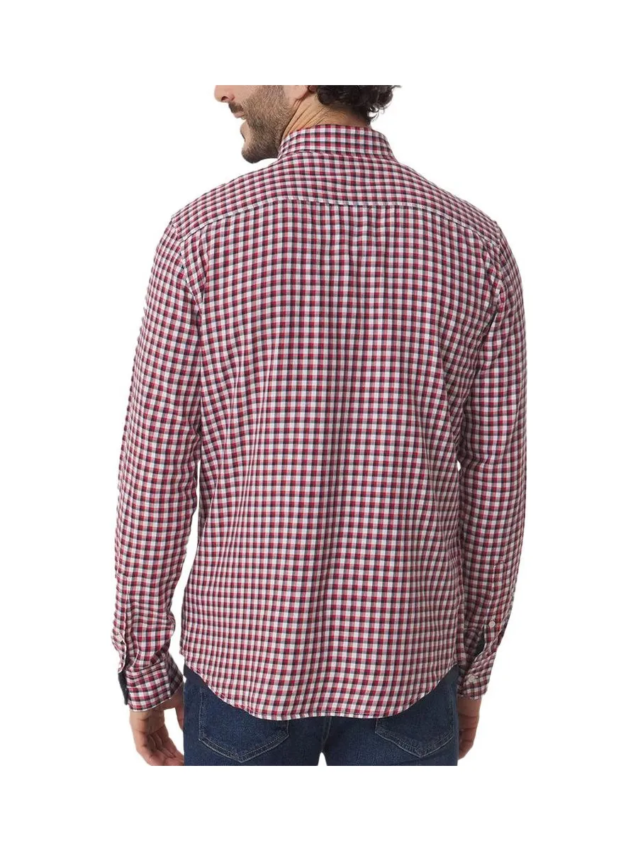 Chemise Blanche/Rouge Homme TBS Baltique 3