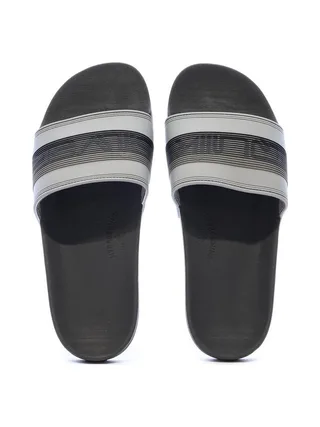 Claquettes Grises Homme Quiksilver Wordmrksld 3
