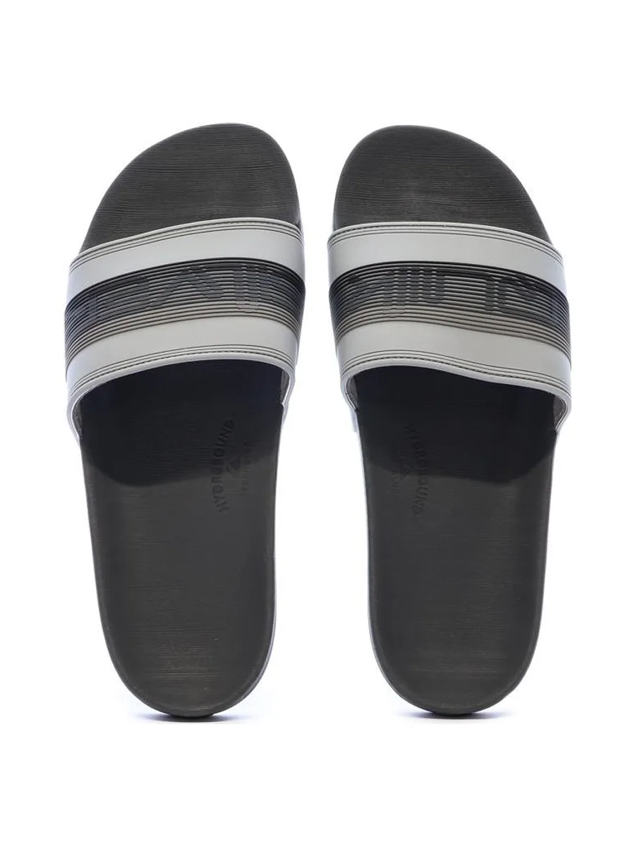 Claquettes Grises Homme Quiksilver Wordmrksld 4