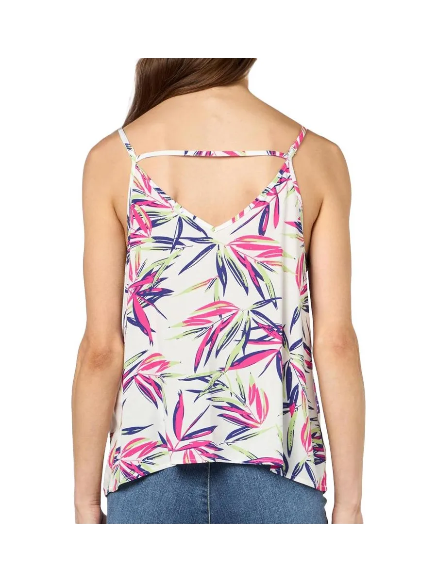 Top Blanc/Rose à Motifs Femme Only Nova Life Paris 3