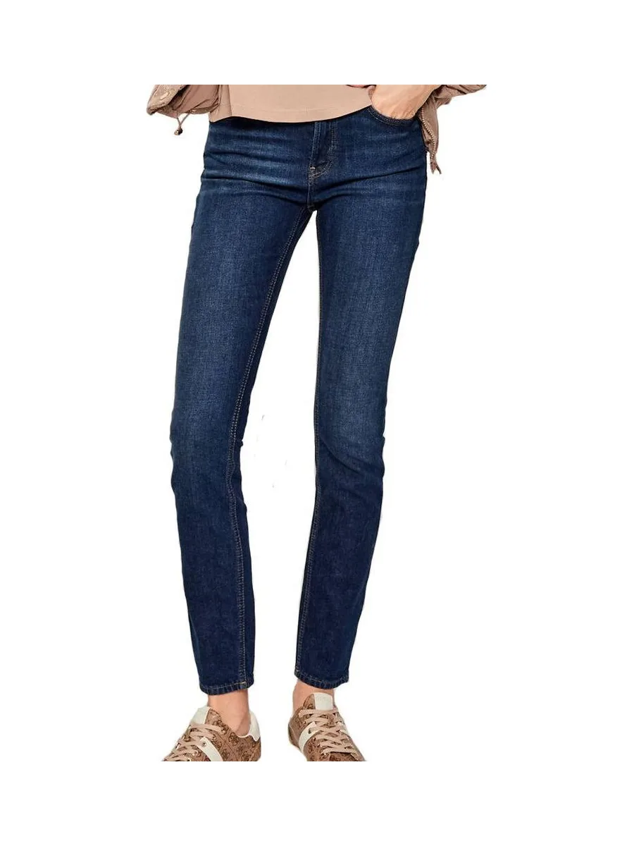 Jean Slim Bleu Femme Calvin Klein Jeans Mid Rise 2