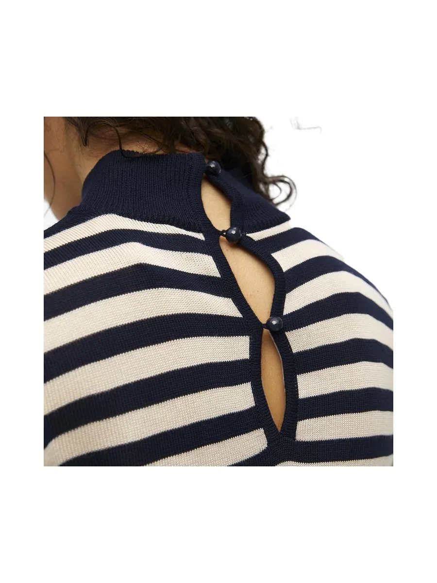 Pull Beige/Noir Femme Object Danya 4