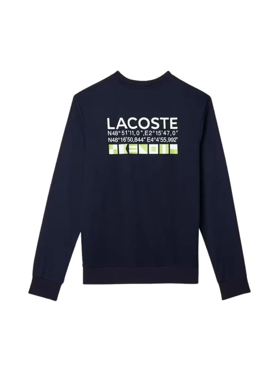 Sweat Marine Homme Lacoste SH9432 3
