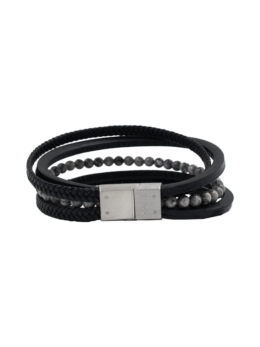 Bracelet Noir Geographical Norway 315124 3