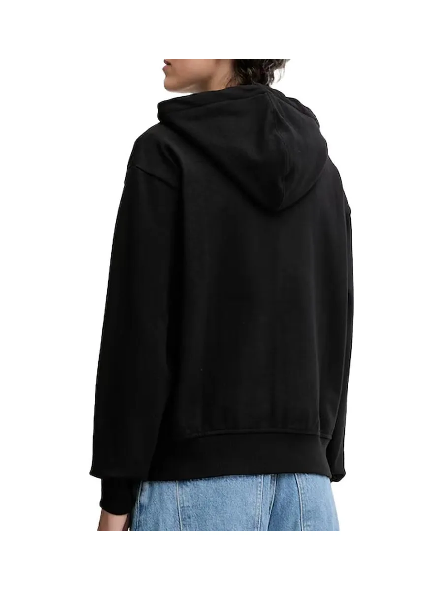 Sweat Zippé Noir Femme Calvin Klein Jeans Archive 3