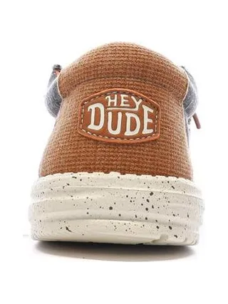 Chaussures Grises Chiné Homme Hey Dude Wally Jersey 3
