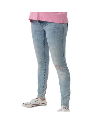 Jean Slim Bleu Femme Mamalicious Barka 1