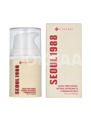 K-Secret Seoul 1988 Face Cream Retinal Liposome 1% + Fermented Rice 50ml 1
