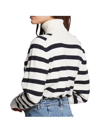 Pull Blanc/Marine Femme Morgan MLAGON 2