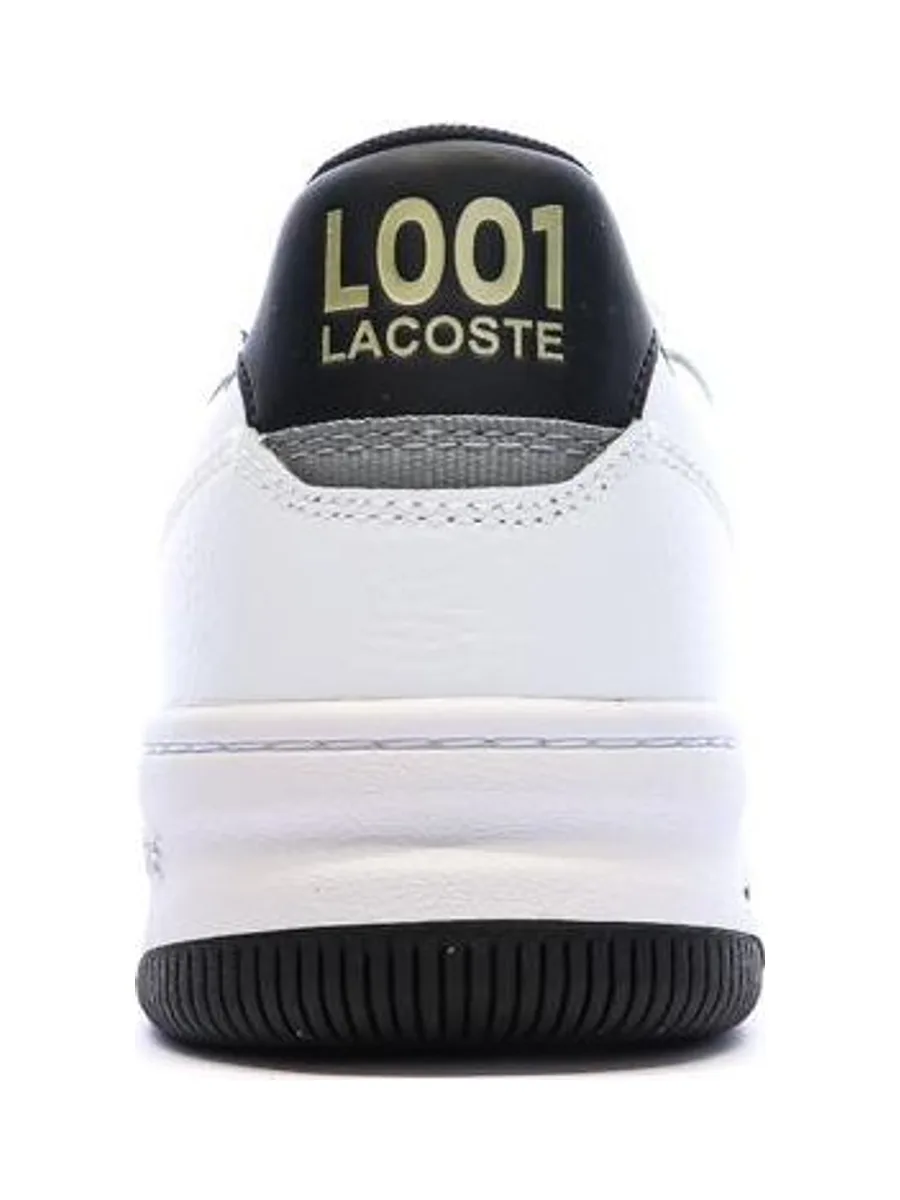 Baskets Blanc/Noir Homme Lacoste L001 4