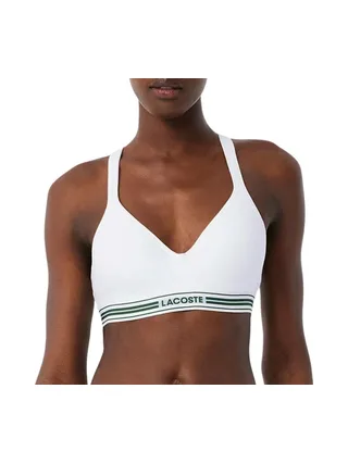 Brassière Blanc Femme Lacoste IF8626 1