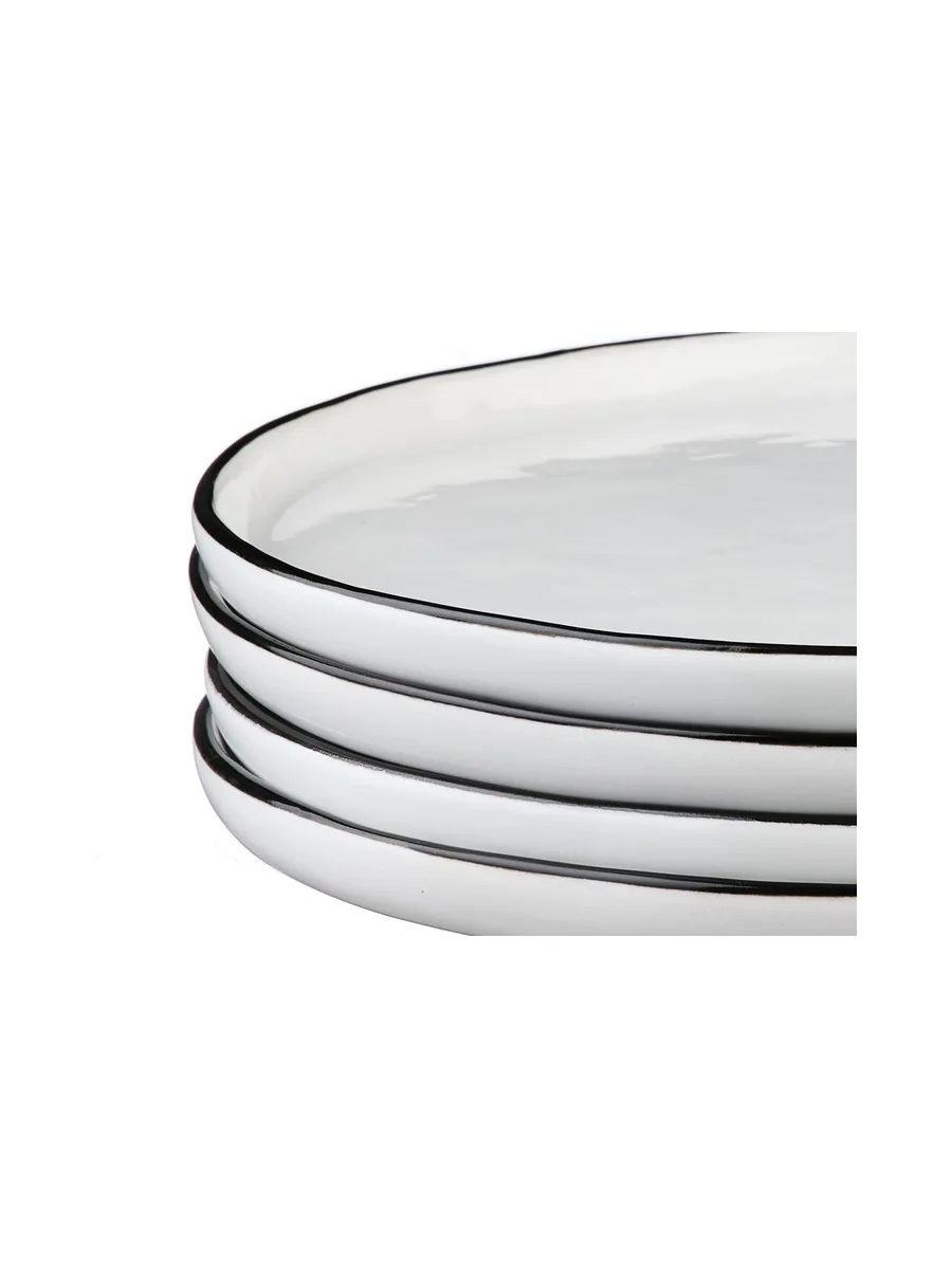 Assiette PURE Ø16,5cm - 4 pièces - Blanc Neige 5
