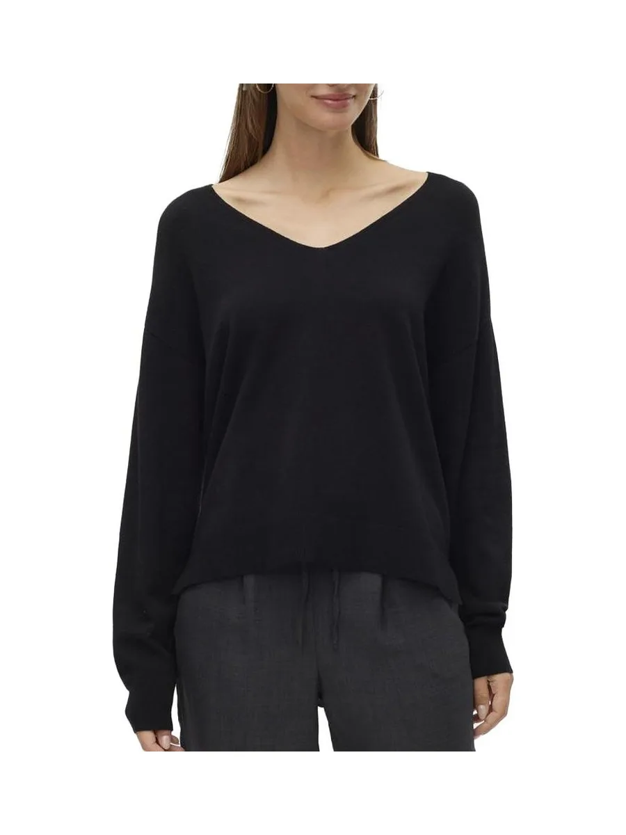 Pull Noir Femme Vero Moda Breezesss 2