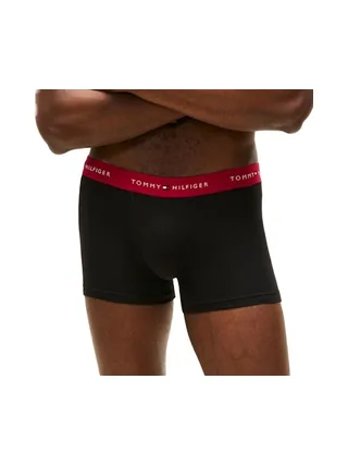 x3 Boxers Noir/Rouge/Bleu Homme Tommy Hilfiger Trunk 2