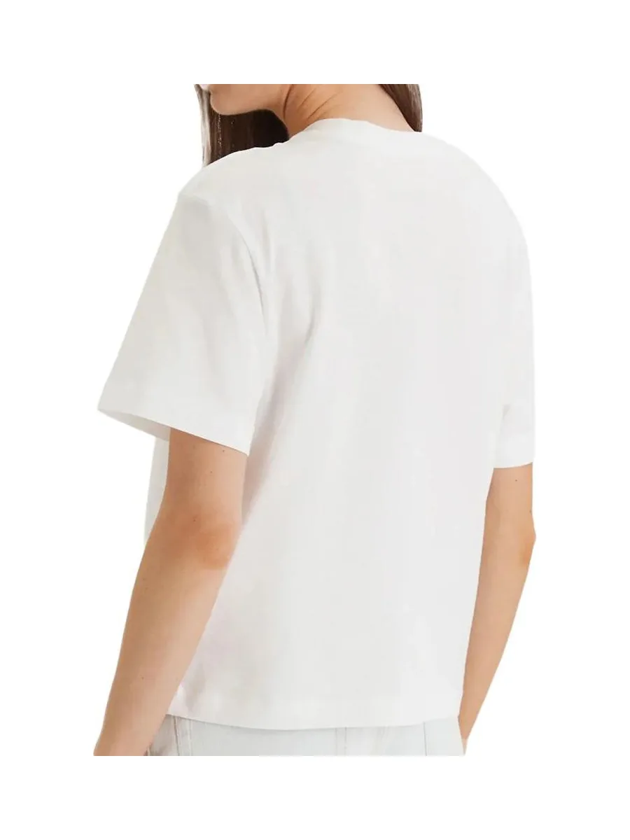 T-Shirt Blanc Femme Calvin Klein Jeans Classics 3