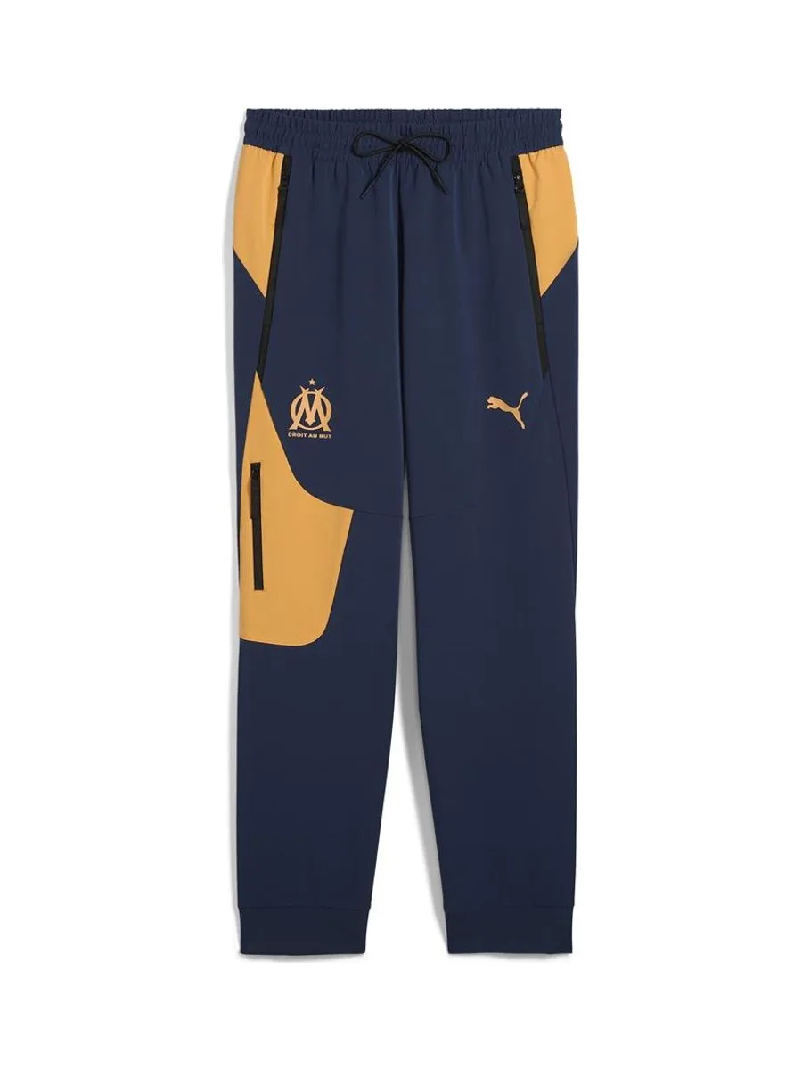OM Pantalon de Survêtement Marine/Orange Homme Puma 2024/2025 2