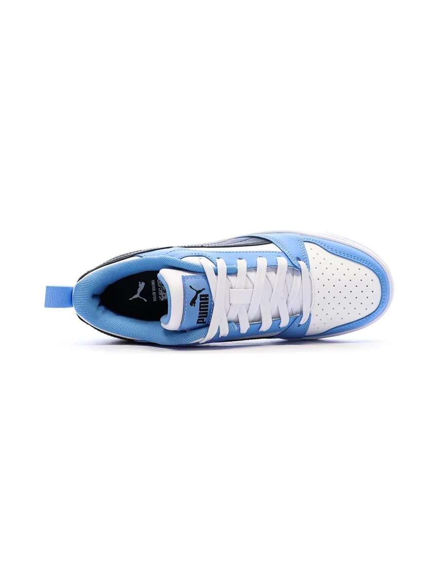 Baskets Turquoise/Blanc Garçon Rebound Low 5