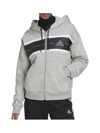 Sweat Gris Femme Adidas W Bluv Q4 Hd Tt 1