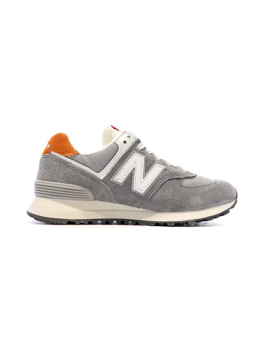 ML574 Baskets Gris/Orange Garçon New Balance 3