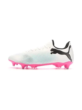 Chaussures de football Blanche/Noire/Rose Homme Puma Future 7 Play 1