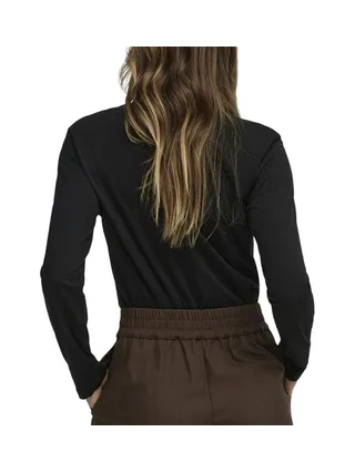 T-shirt Manches Longues Noir Femme JDY Rex 2