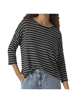 Pull Noir/Blanc Femme Vero Moda Brianna 1