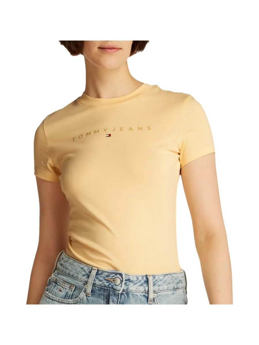 T-shirt Jaune Femme Tommy Hilfiger Night Navy 2