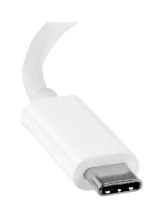 USB-C to DVI Adapter - White 3