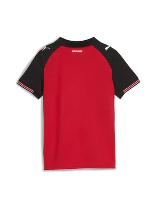 STADE RENNAIS Maillot de Football Rouge/Noir Garçon Puma 25/26 2