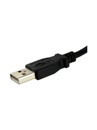 30cm Panel Mount USB Cable A to A - F/M 4