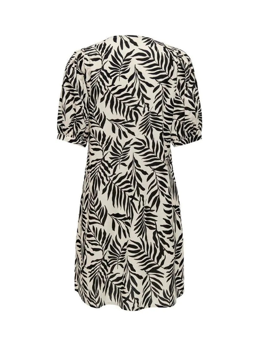 Robe Beige/Noire Femme JDY Mia 3
