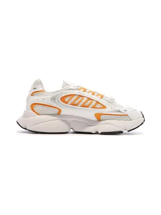 Baskets Blanches/Oranges Femme Adidas Ozmillen 2