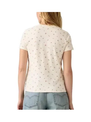 T-Shirt Écru Femme Levi's Perfect 1 2