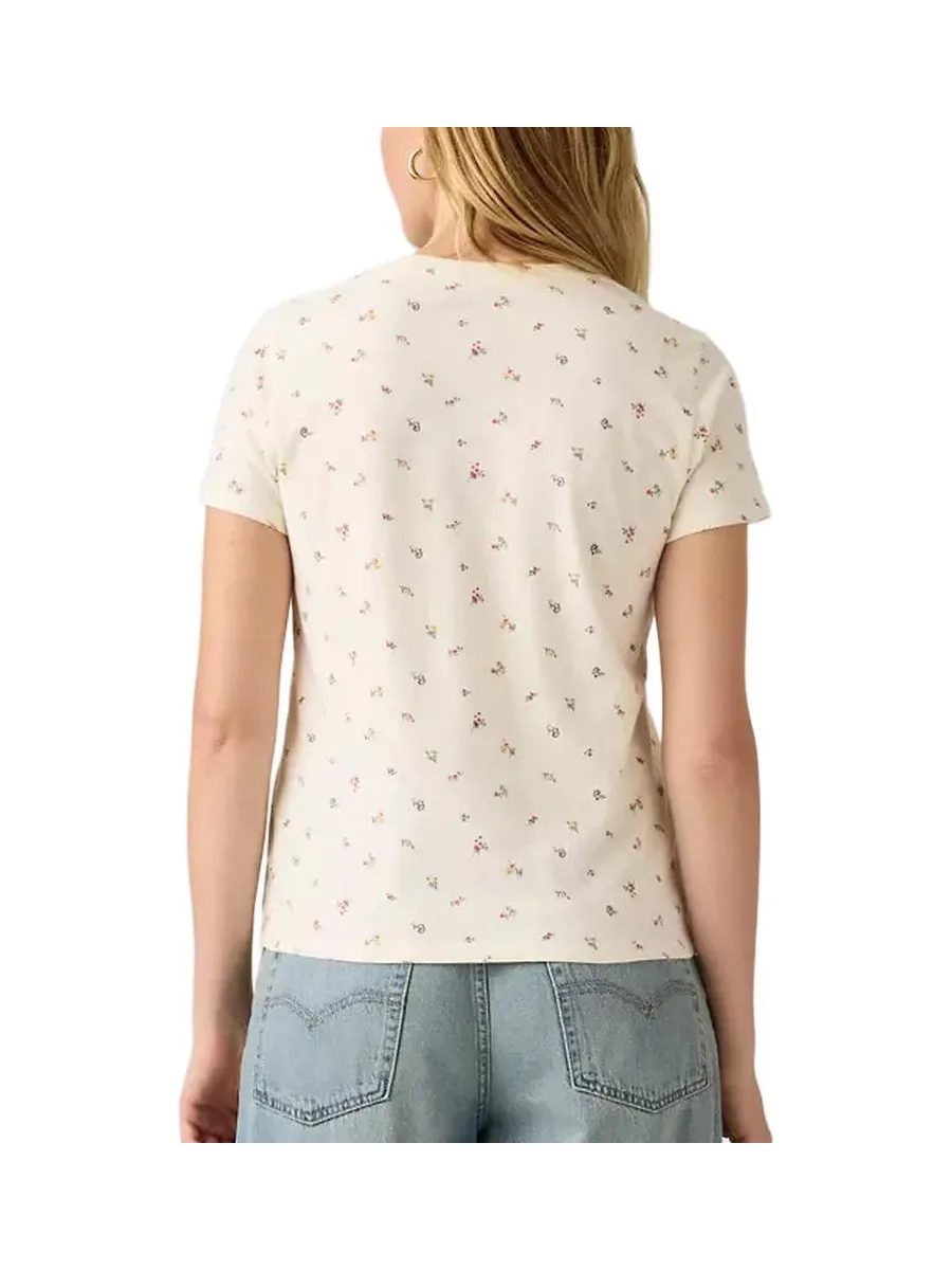 T-Shirt Écru Femme Levi's Perfect 1 3