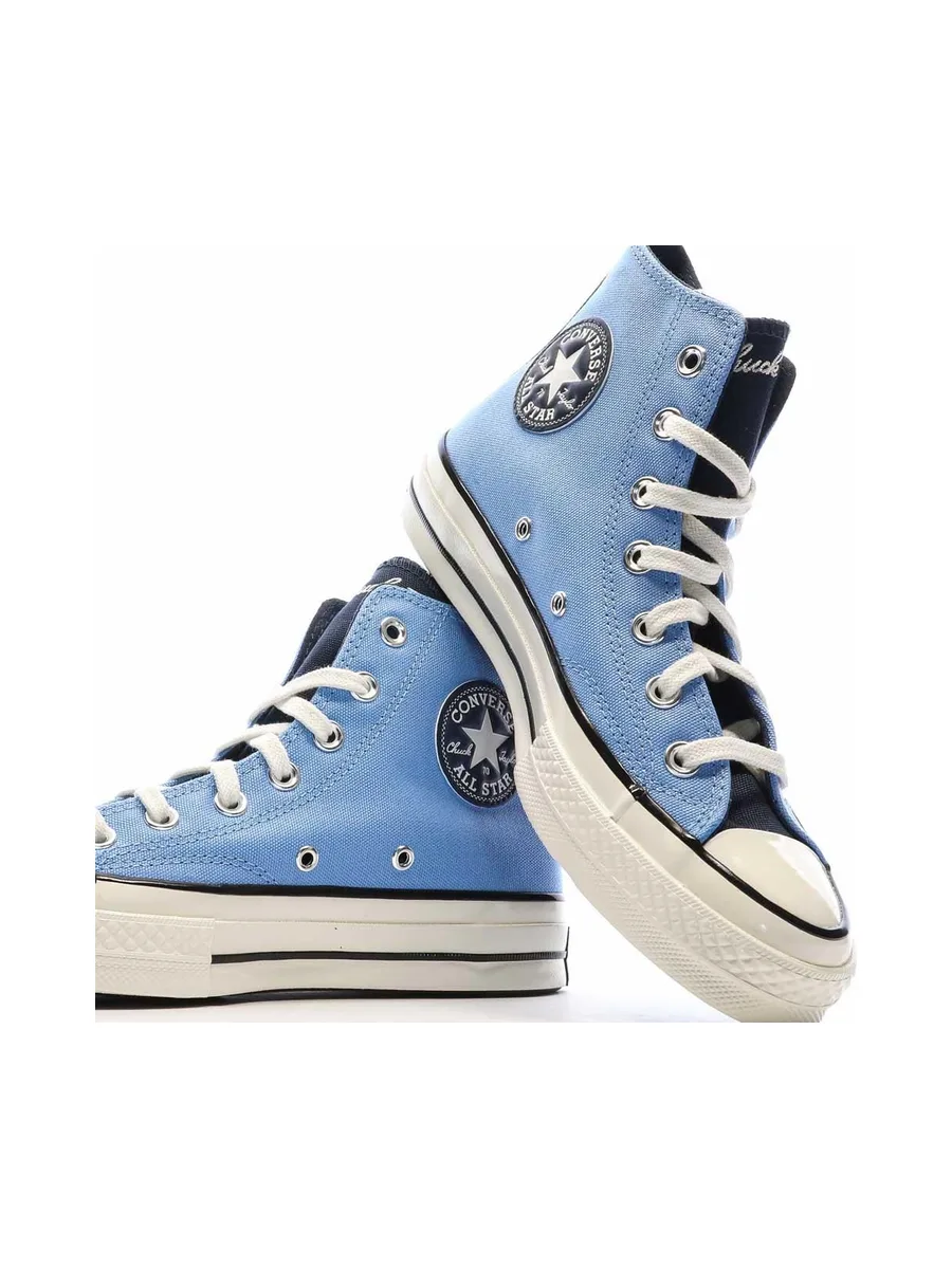 Baskets Bleues Mixte Converse Chuck 70 Letterman 7