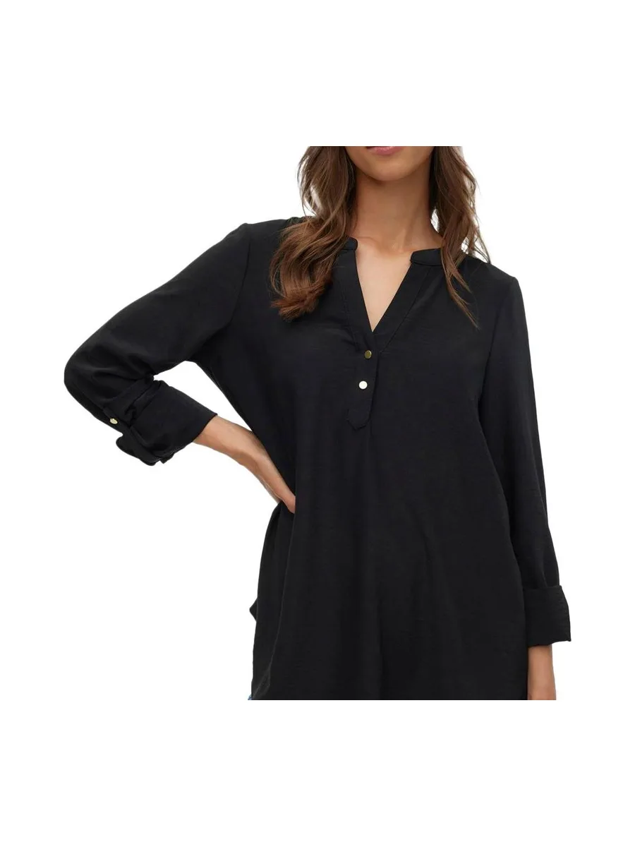 Blouse Noire Femme Vero Moda Mani 2