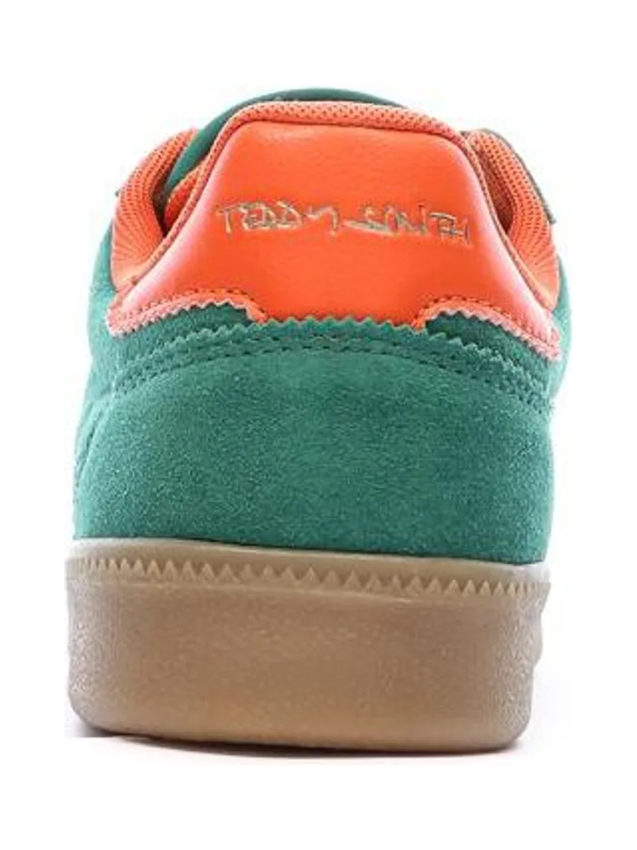 Baskets Vert Foncé/Orange Femme Teddy Smith 120235 4