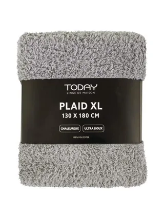 Plaid Gris Clair Today 180x130 2