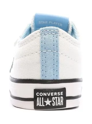 Baskets Blanc/Bleu Garçon Converse Star Player Easy 3