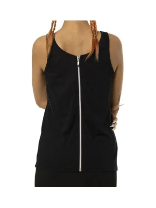 Débardeur Noir Femme Von Dutch Zip 2