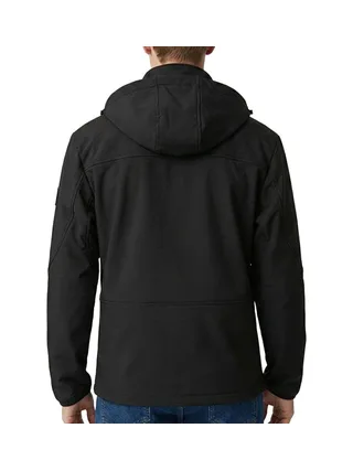 Veste Noire Homme Paname Brothers Softshell ROBIN 2