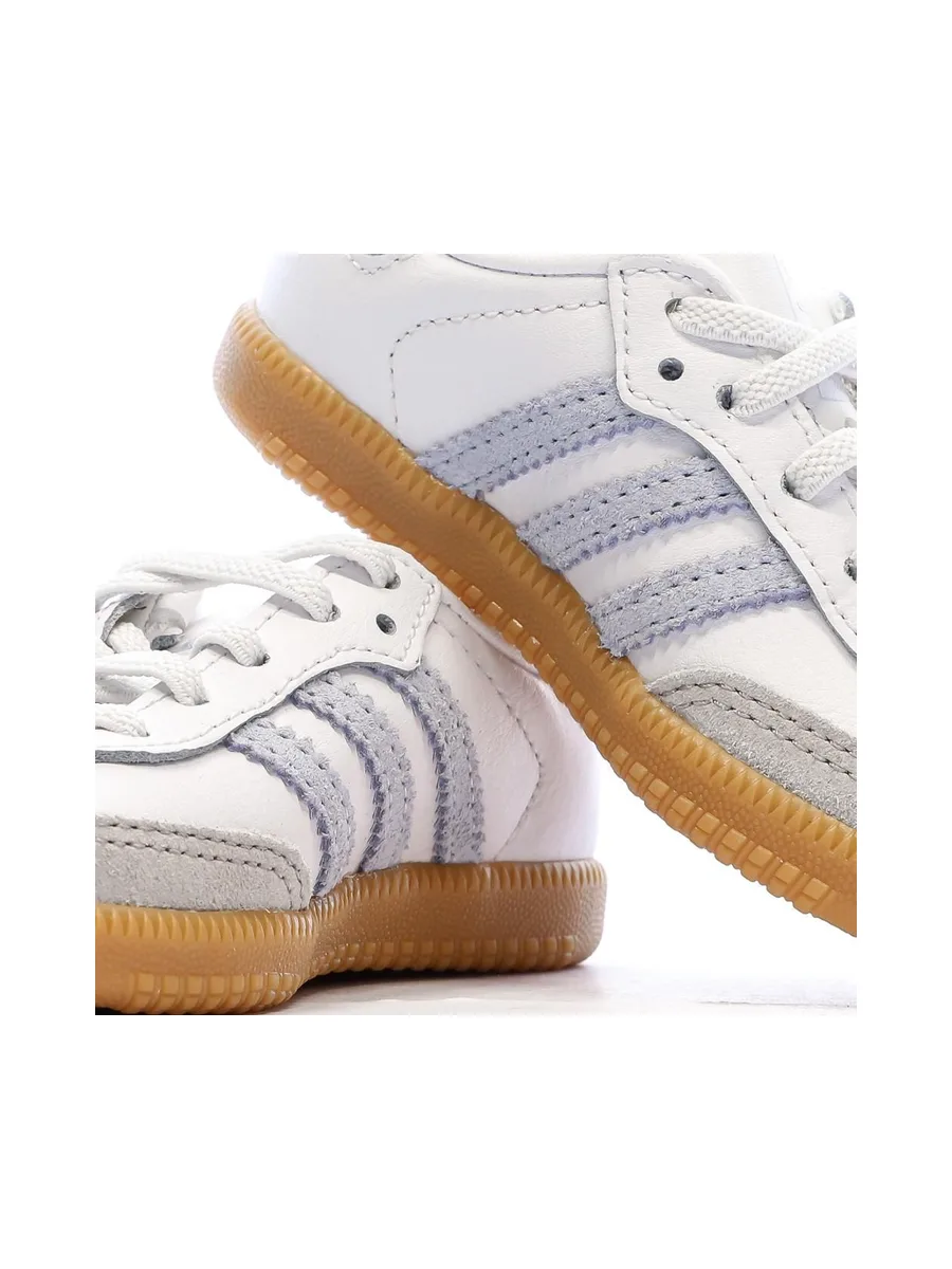 Baskets Grise/Blanches Bébé Adidas Samba Og 8
