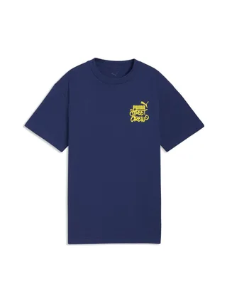 T-Shirt Marine Garçon Puma Relaxed 1